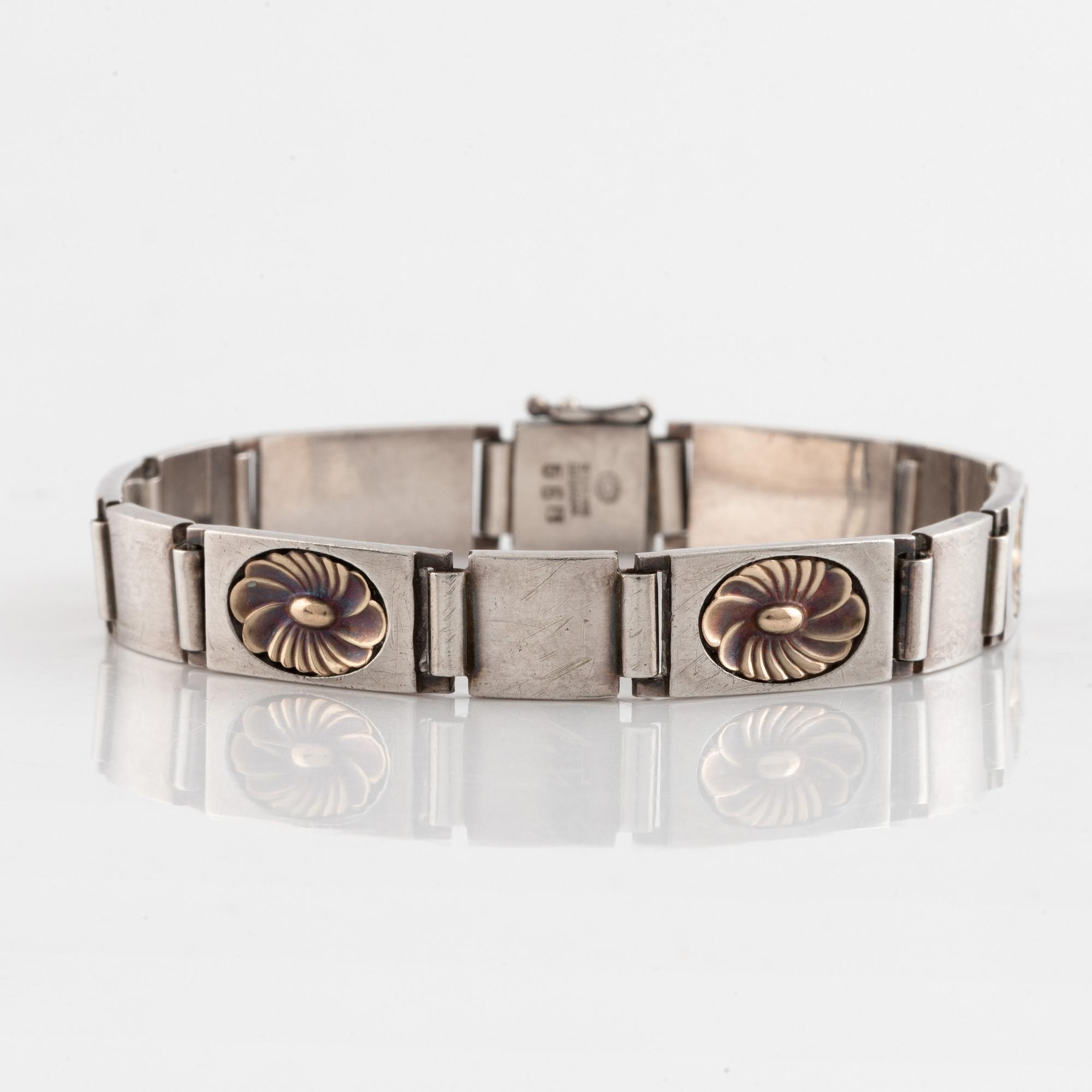Georg Jensen, silver bracelet, Denmark.