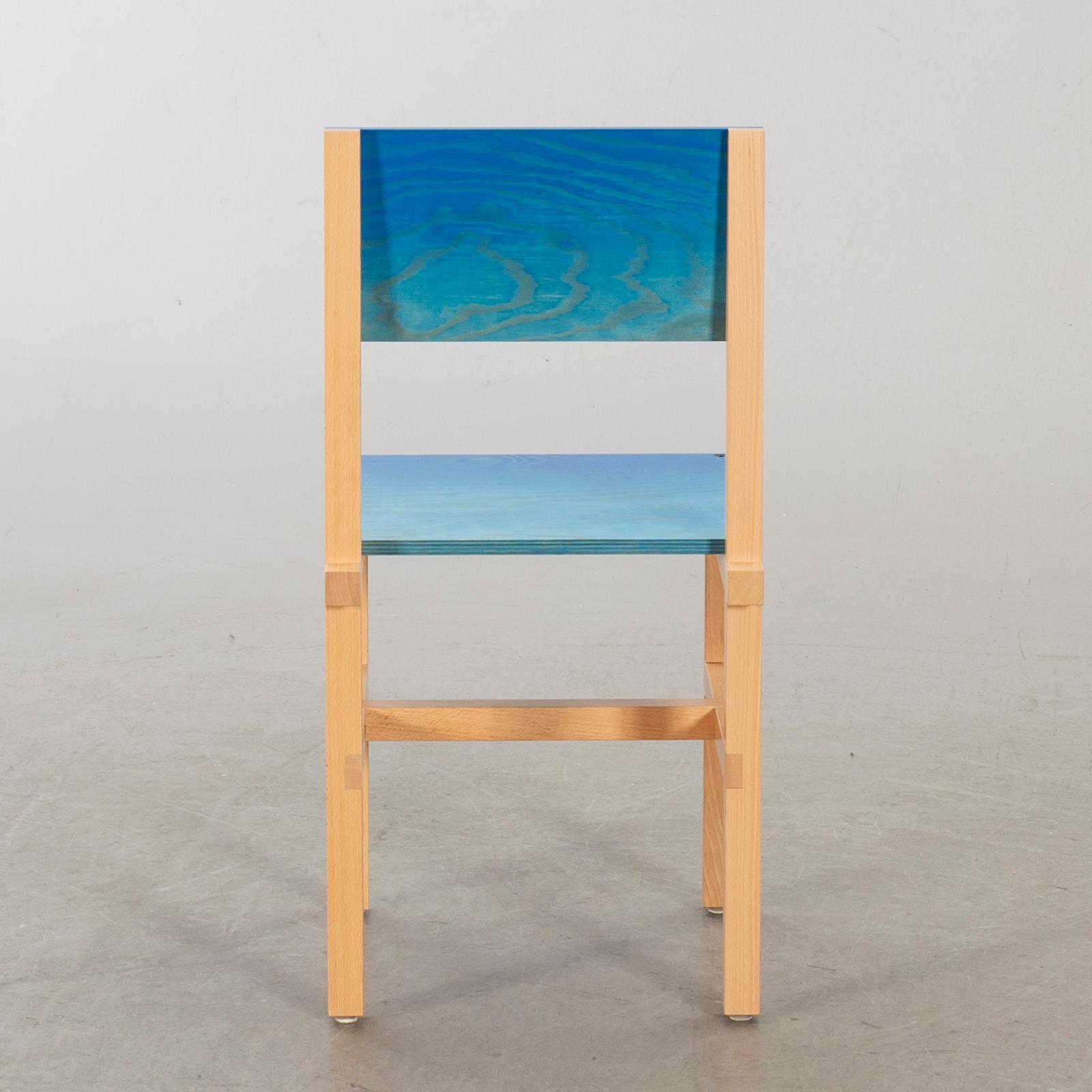 FREDRIK PAULSEN, "Röhsska"Designbaren, chair, Blå Station 2020, Chair 35/102.