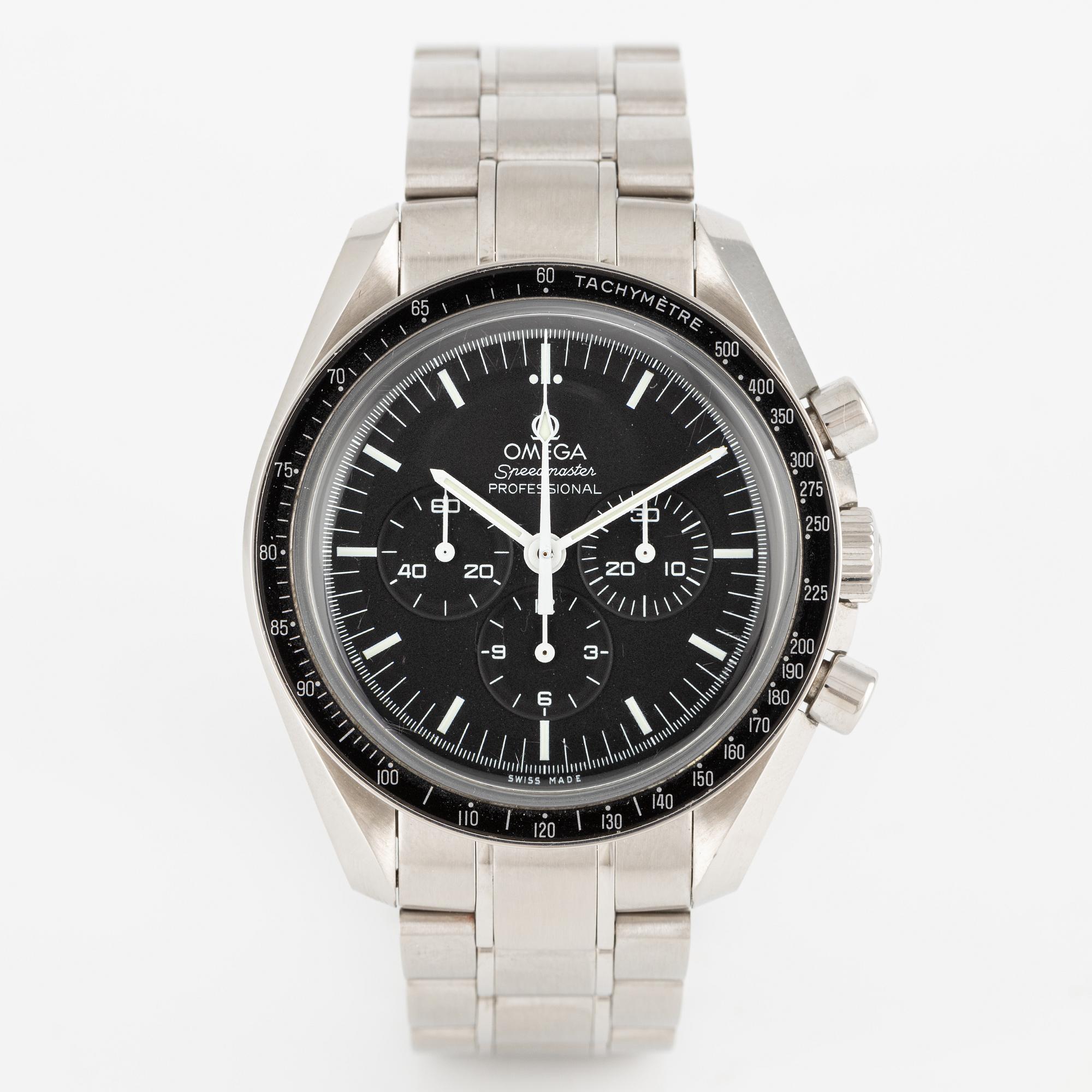 Omega, Speedmaster, Moonwatch, Professional, chronograph, wristwatch, 42 mm.