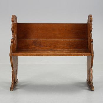 BÄNK/SOFFA, ek, tidigt 1900-tal.