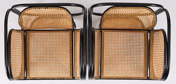 Jan Bocan, fåtöljer, ett par, Thonet, utförda för Tjeckoslovakiska ambassaden, Stockholm, 1972.