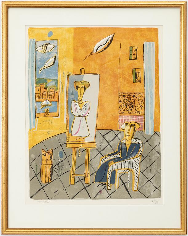 Madeleine Pyk, "I ateljén".