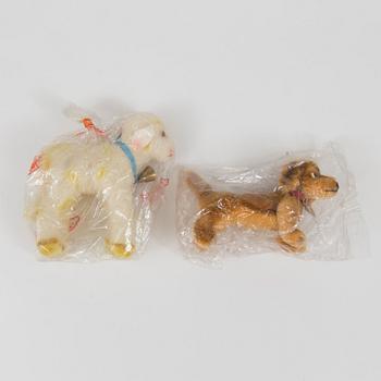 Seven Steiff animals Germany 1960s.