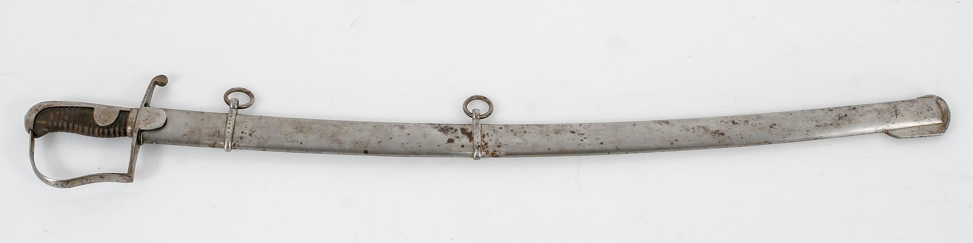 SABEL, Sverige, m/1831, för artilleriet.
