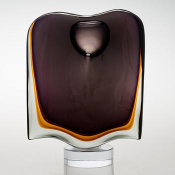 TIMO SARPANEVA, skulptur, "Angle", signerad Timo Sarpaneva, Studio Pino Signoretto, Murano 1999.