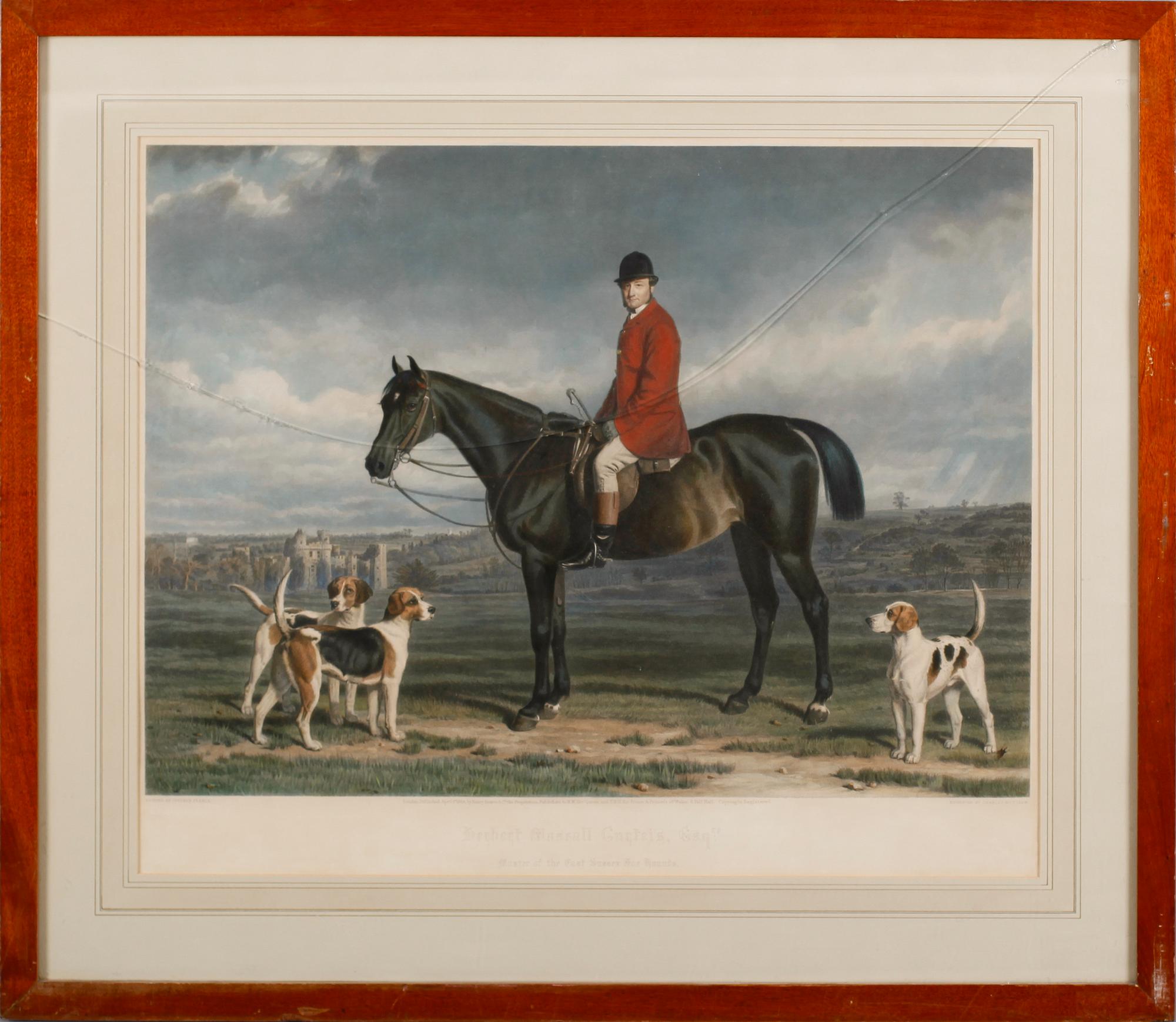 GRAVYRER, 2 st, bl a efter Stephen Pearce, England, 1800-tal.