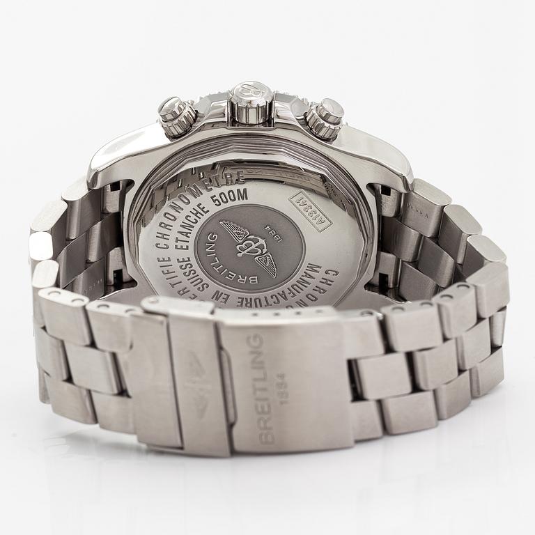 Breitling, Superocean, chronometre, 500m, wristwatch, 44 mm.