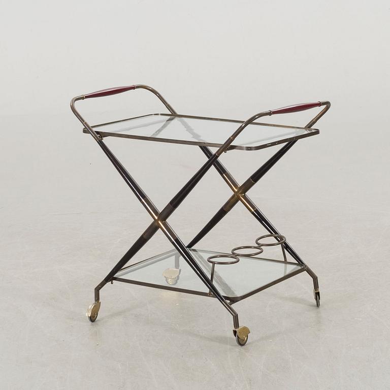 Midcentury 1950's Bar Cart, Drinks Trolley, attributed to Cesare Lacca Italy.