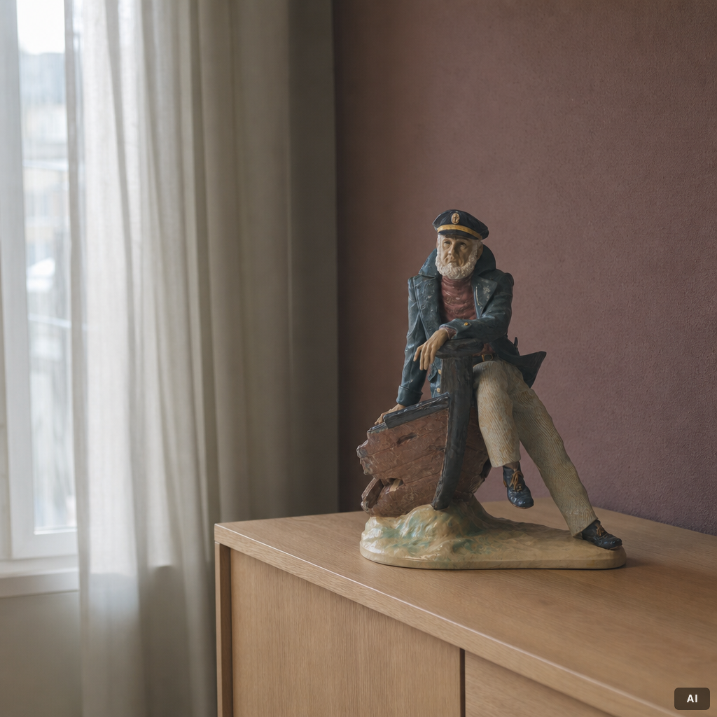 Salvador Furió, a 'Days of yore' figurine, Lladró, Spain, 1993-98.