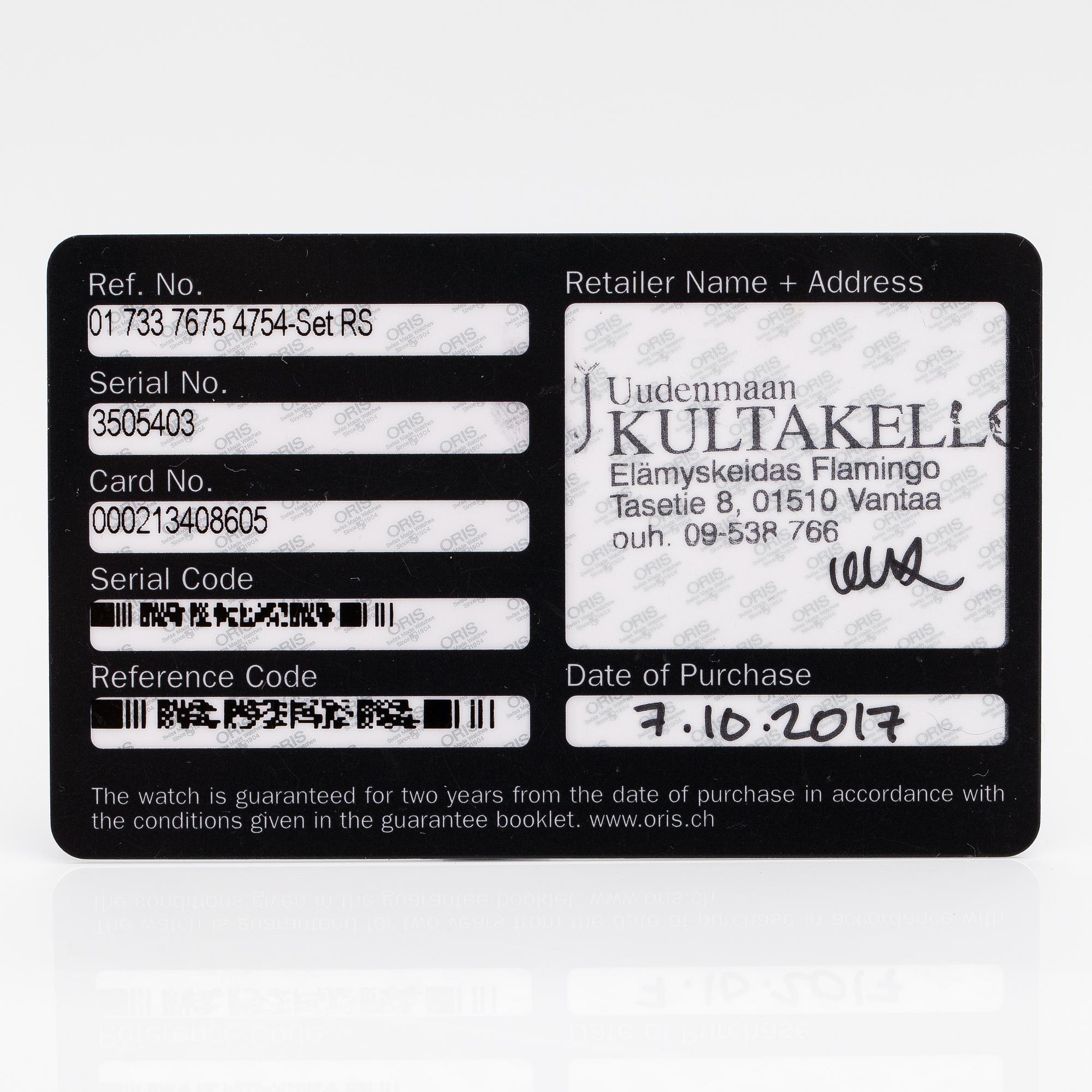 ORIS, Aquis Depth Gauge, wristwatch, 46 mm.