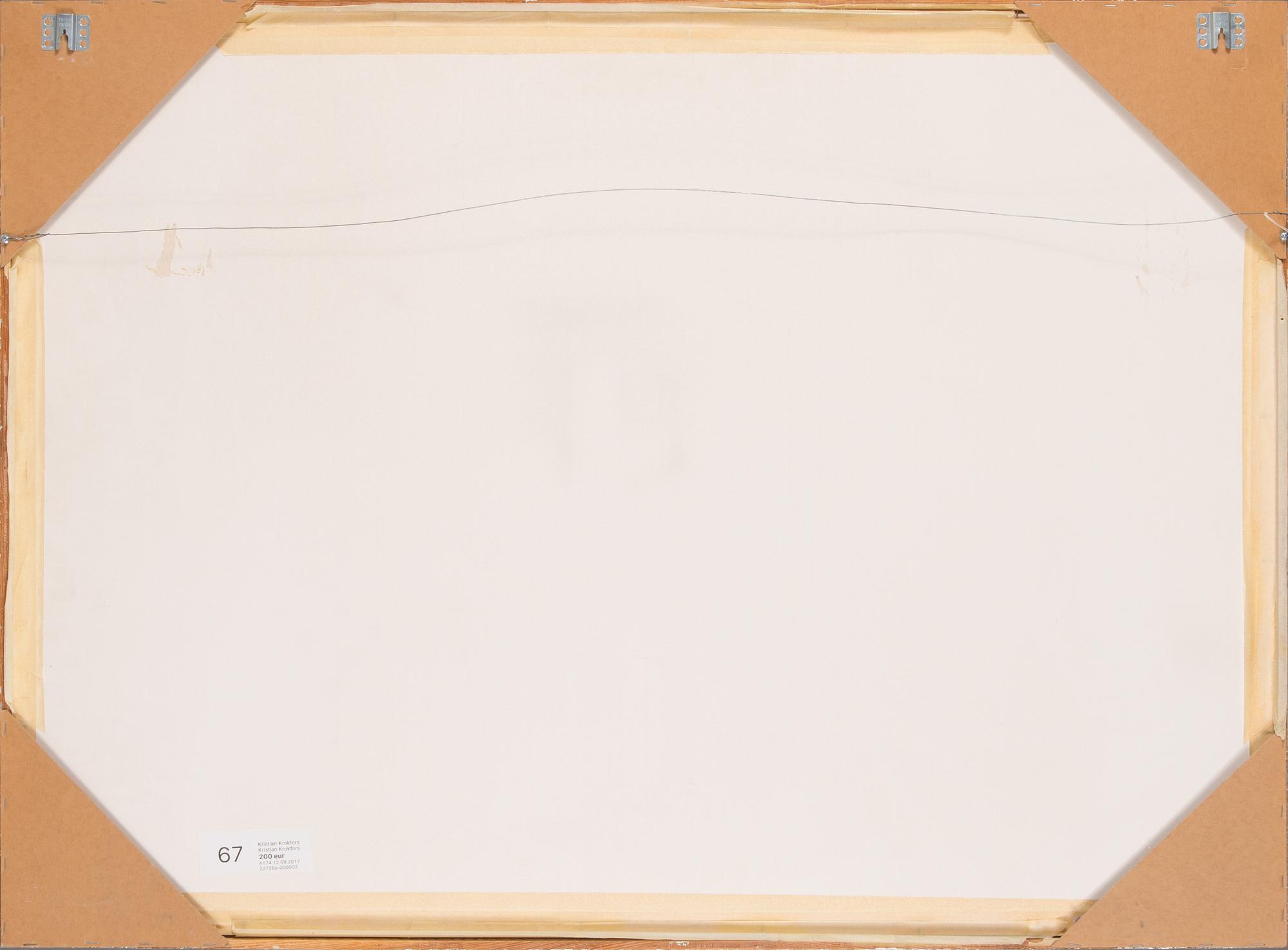 Kristian Krokfors, silkscreen, signed and dated -82, numbered 18/110.