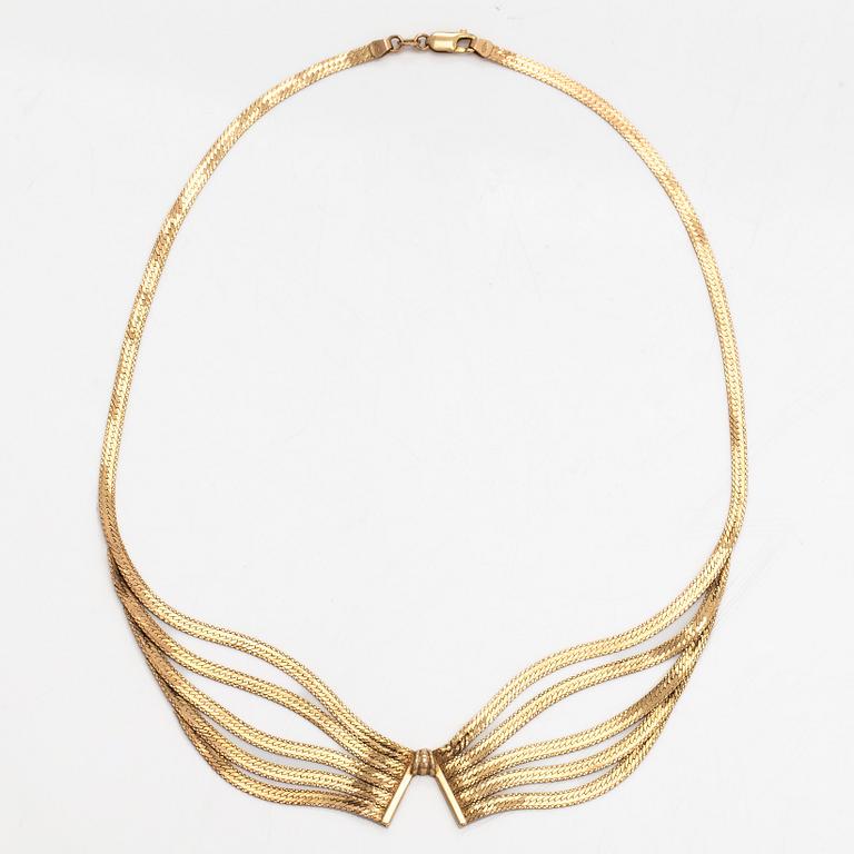 Necklace, 14K gold.