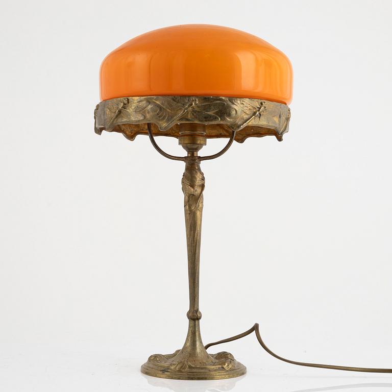 Table lamp, early 20th century.