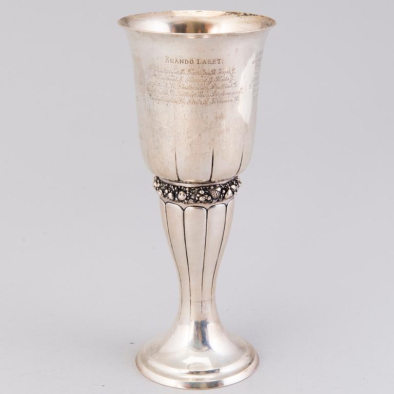 TROPHY, silver, Viktor Lindman, Helsinki 1919.