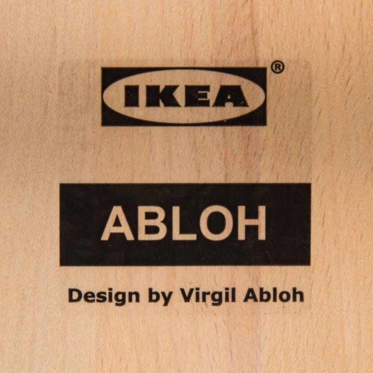 Virgil Abloh, tuoleja, 4 kpl, "Abloh", malli 499 Markerad-sarja IKEA, 2019.