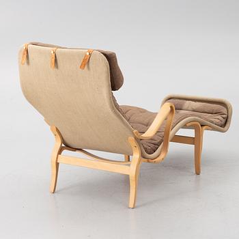 Bruno Mathsson, Lounge chair, "Pernilla", Dux, latter half of the 20th century.