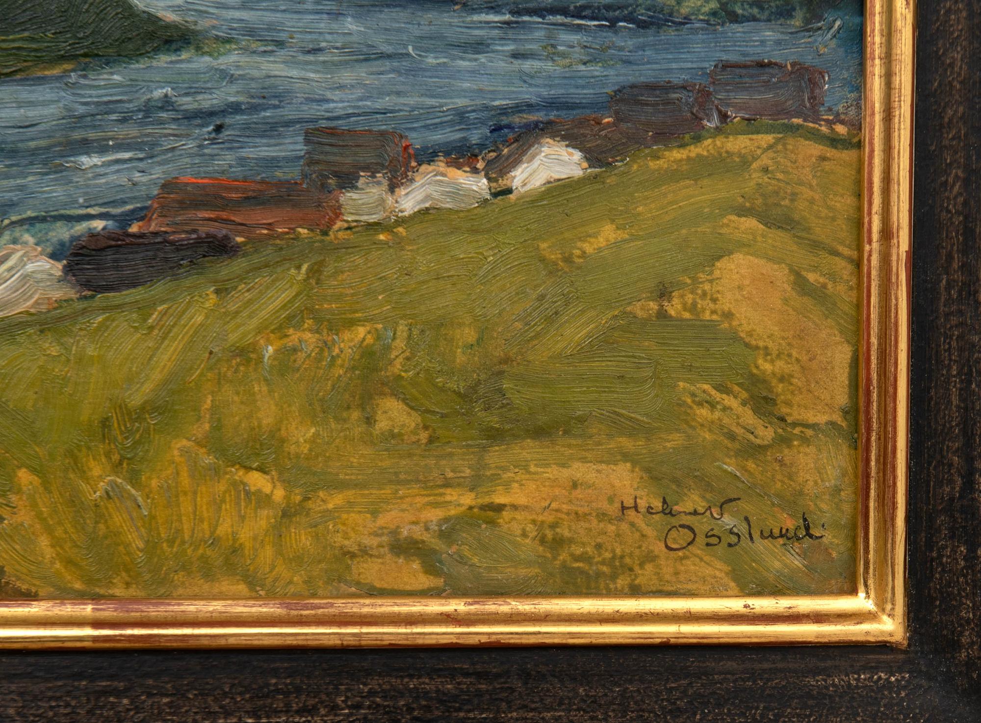 Helmer Osslund, Northern Swedish river landscape.