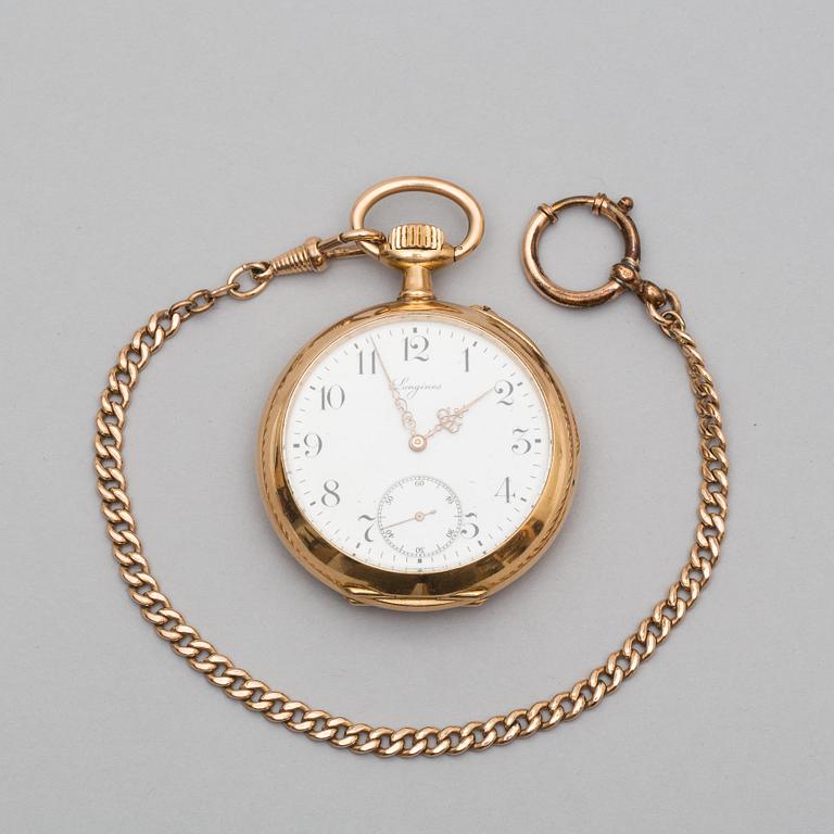 HERRFICKUR, 18 K, Longines.