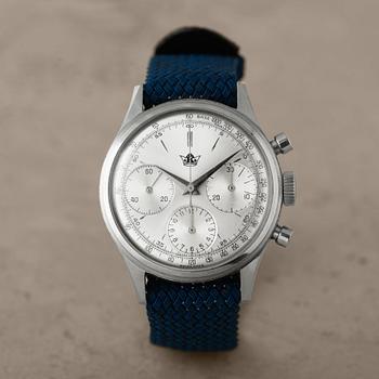 74. KRONOMETER STOCKHOLM, "Base 1000", chronograph, wristwatch, 36 mm,