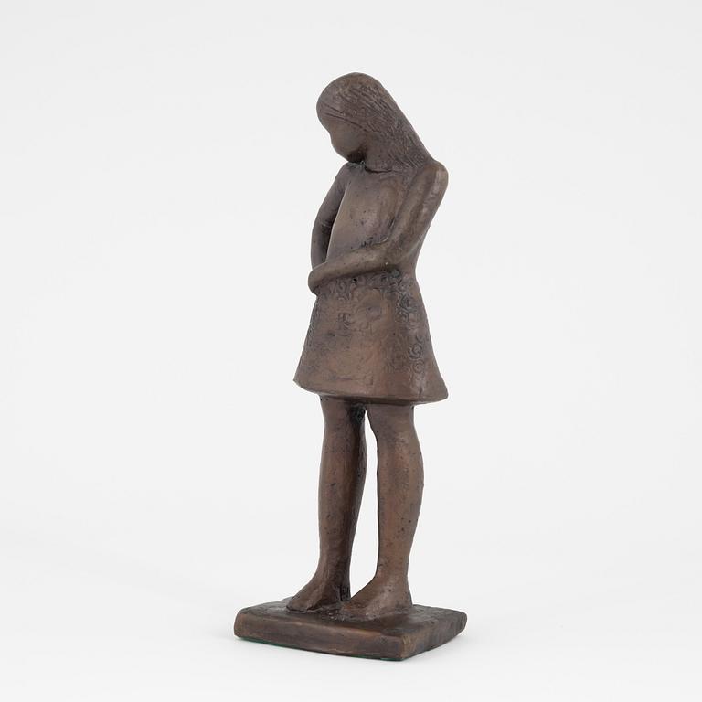 Lisa Larson, skulptur. Brons. Signerad och numrerad. Höjd 27 cm.