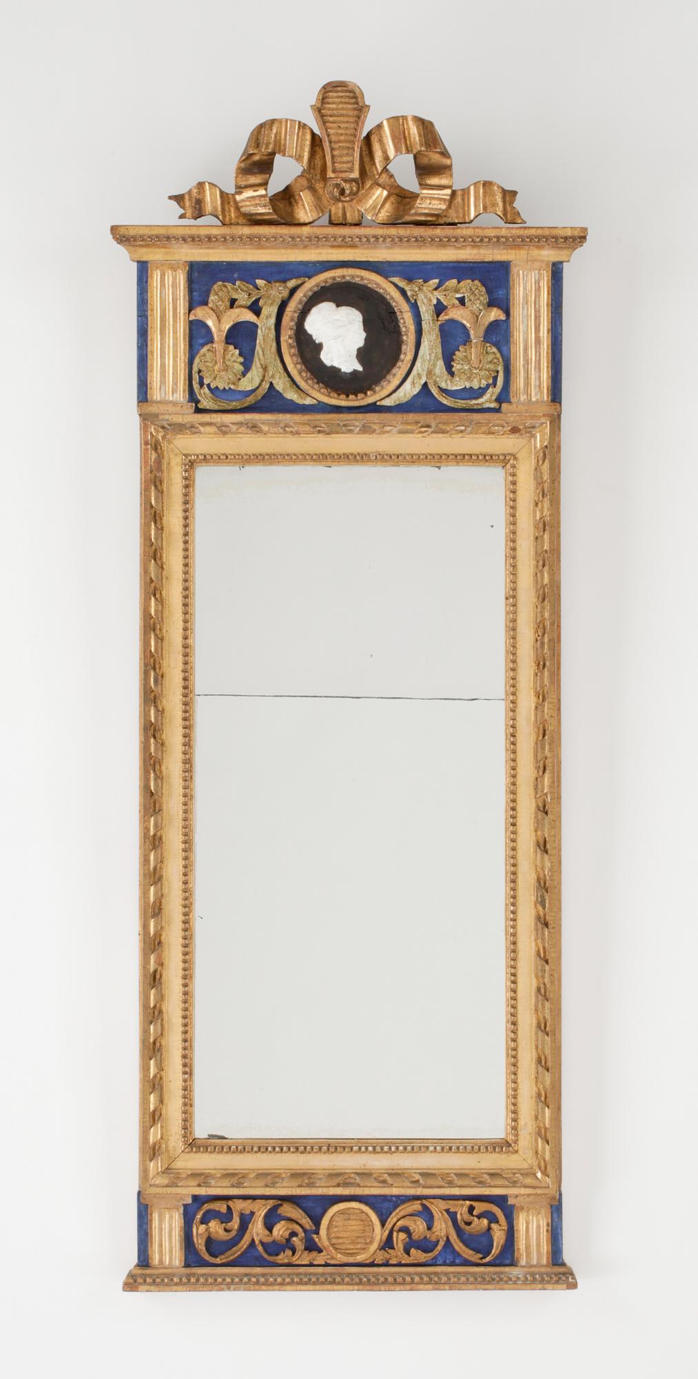 SPEGEL, gustaviansk, Olof Christian Lindmark Stockholm, omkring 1800.