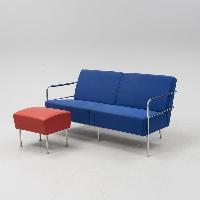 Gunilla Allard, soffa samt fotpall, "Cinema", Lammhults.
