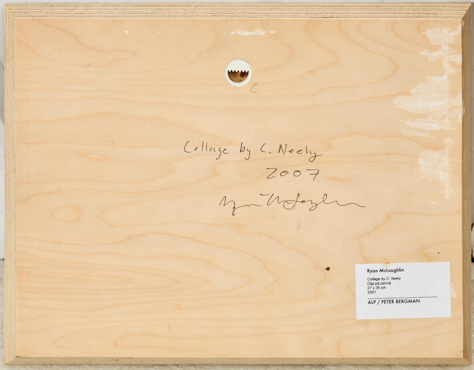 Ryan McLaughlin, "Collage by C. Neely".