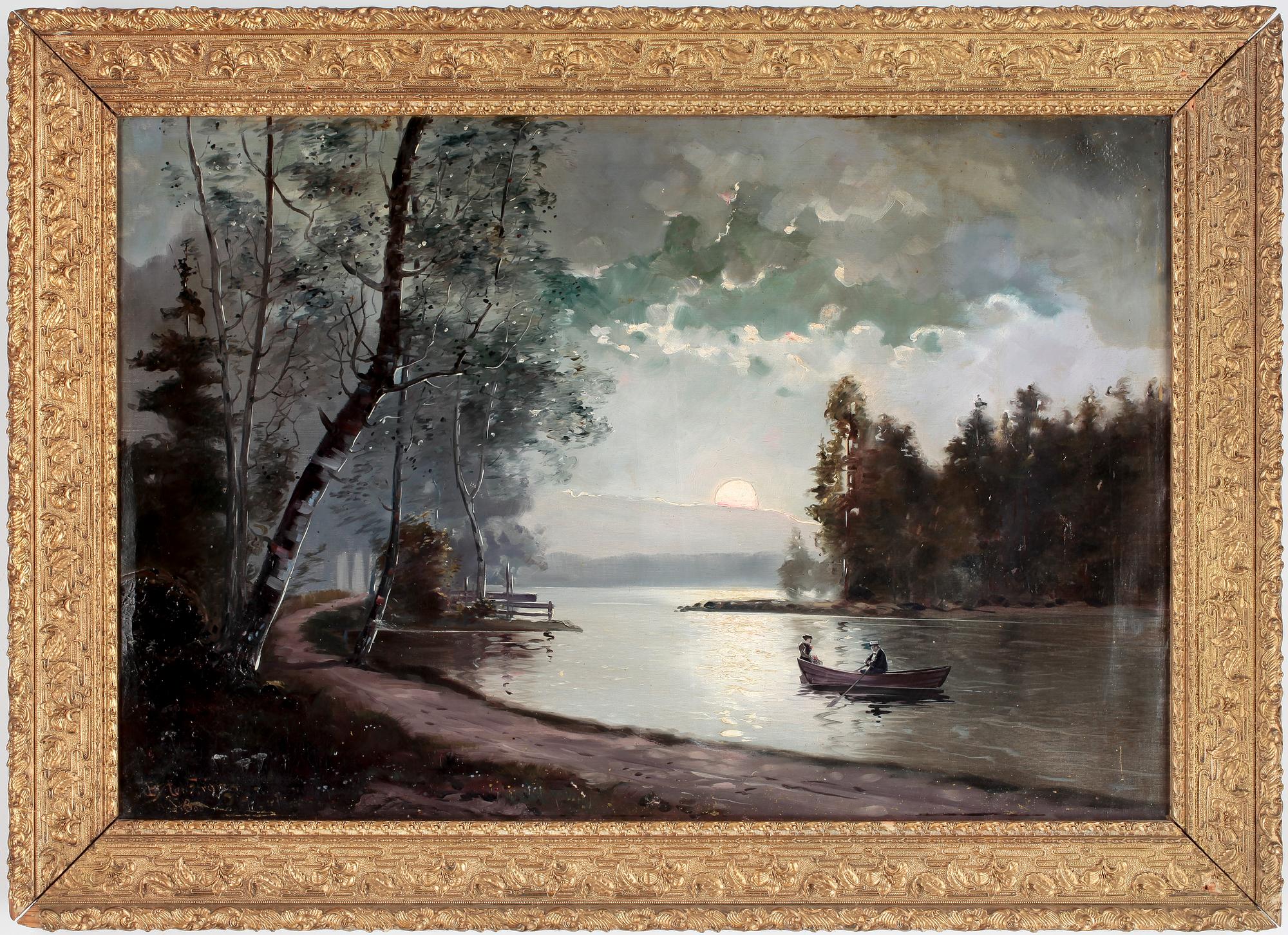 ELSIE STENSTRÖM, olja på duk. Sign o otydl dat.
