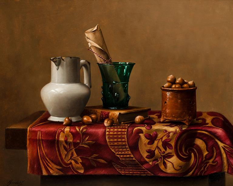 Nadine Lundahl, STILL LIFE WITH CHESTNUTS.