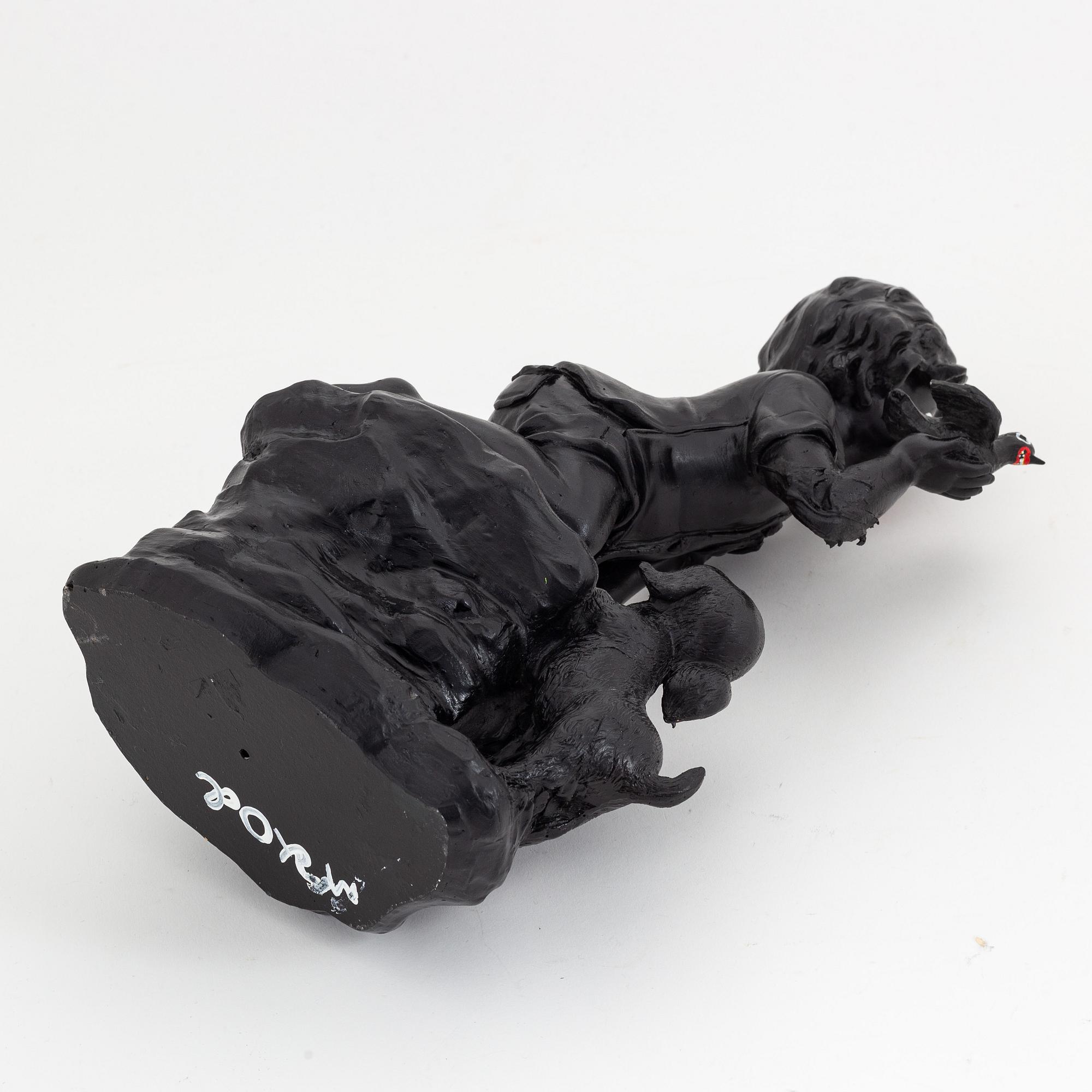 Makode Linde, skulptur, signerad, utförd 2008.