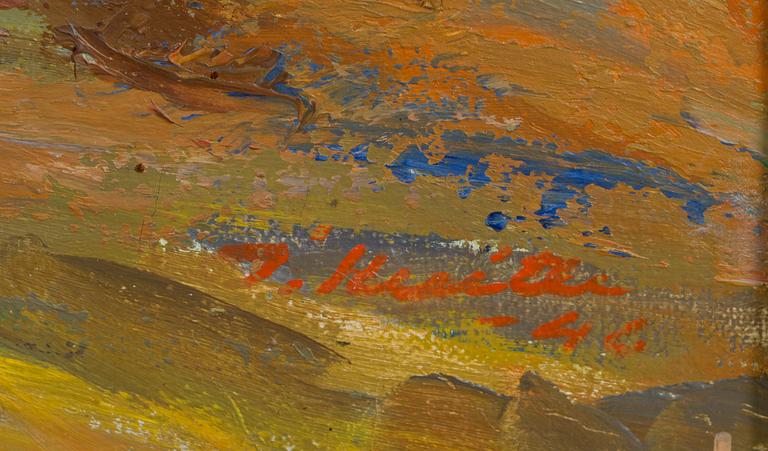 ILMARI HUITTI, oil on canvas, signed and dated-46.