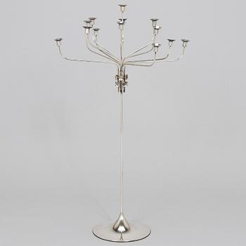 Tapio Wirkkala, kandelaber "TW412", silver Kultakeskus, Tavastehus 1985.