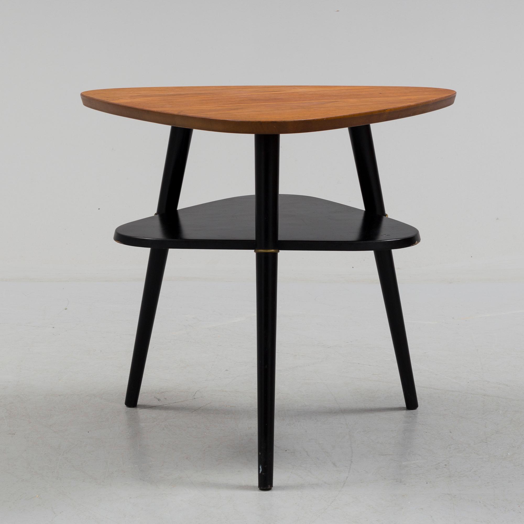 NILS JONSSON, a 'Telma' teak veneered table from Bjärnum, mid 20th Century.