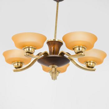 Paavo Tynell, taklampa modell 1256/5, Taito, 1930-tal.