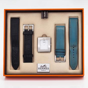 Hermès, Belt, wristwatch, 26 x 30 mm.