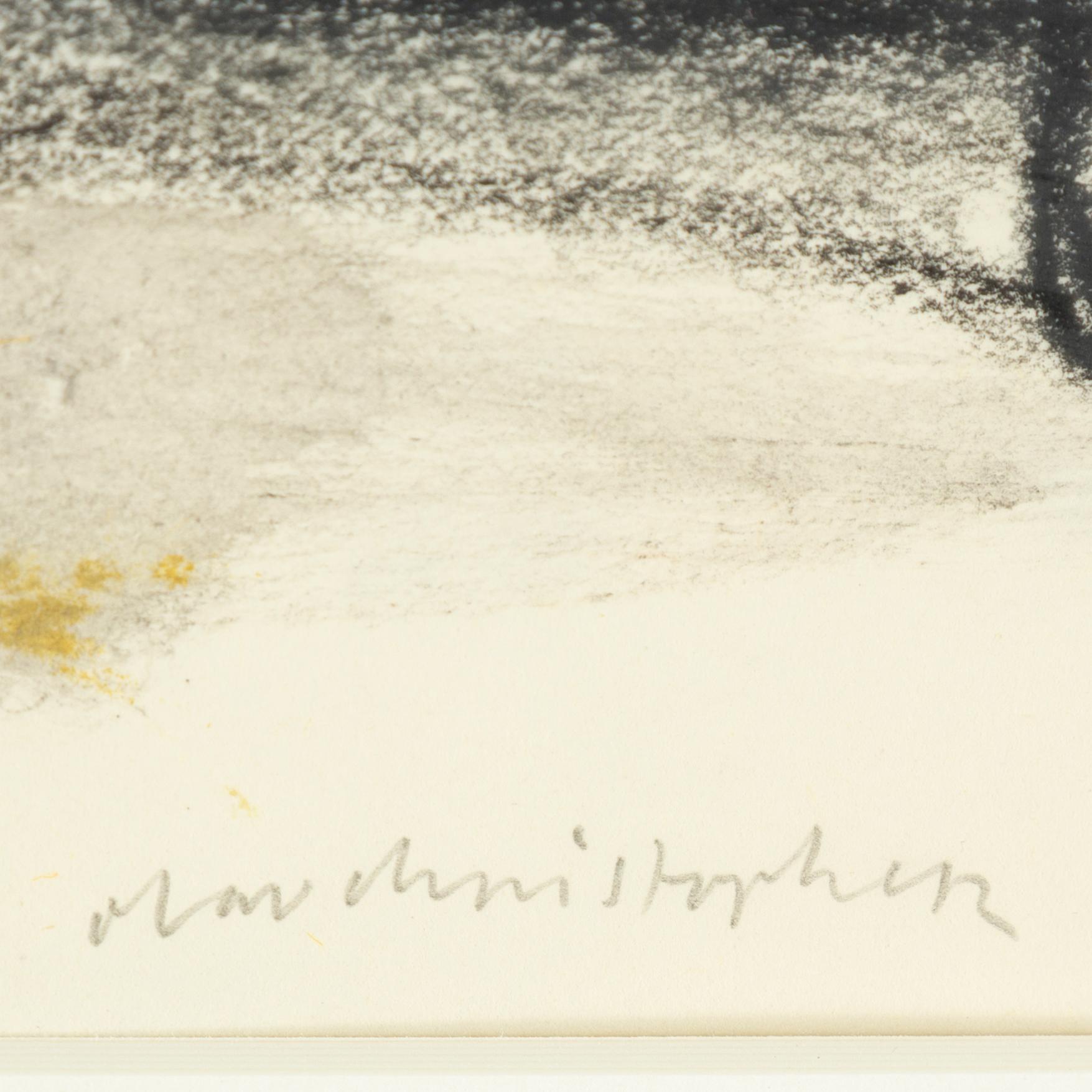 OLAV CHRISTOPHER JENSSEN, signed and dated 7 dec. 1982, mixed media on paper.