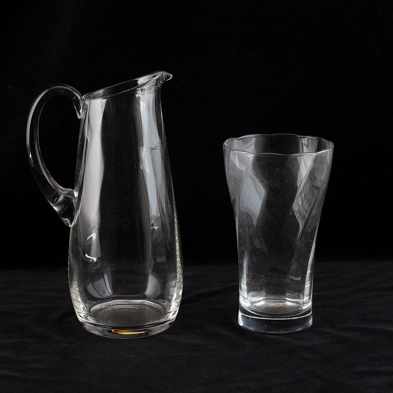Glasservis, 94 delar. Märkt Christineholm, Bohemian Chrystal.