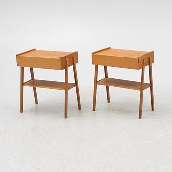 A pair of bedside tables, Sweden, 1950's/60's.