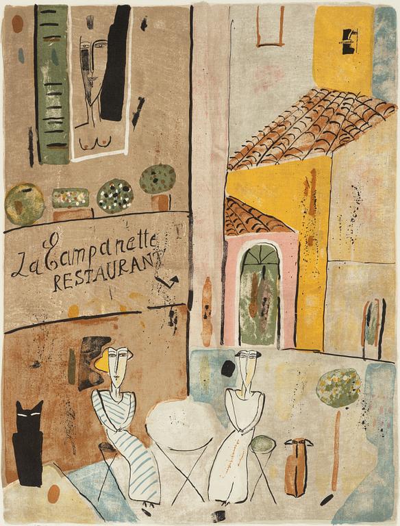 Madeleine Pyk, "Restaurant La Campanette".