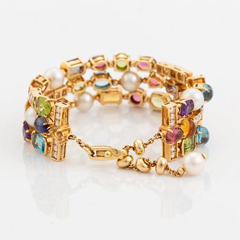 A Bulgari "Allegra" bracelet.