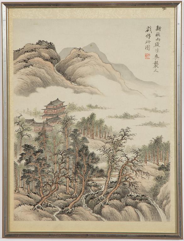 Unidentified artist, China, late Qing dynasty/circa 1900, after Wang Yuanqi (1642-1715).
