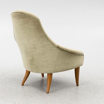 Kerstin Hörlin-Holmquist, Fåtölj, "Lilla Eva", ur serien "Paradiset", Nordiska Kompaniet, Nyköping, 1950/60-tal.