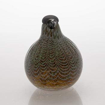 Oiva Toikka, glasfågel, signerad Oiva Toikka Nuutajärvi Notsjö 117/3000.