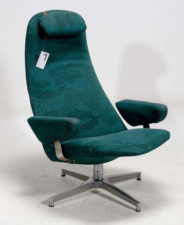 FÅTÖLJ, "Contourette Roto" Alf Svensson för DUX. 1964.