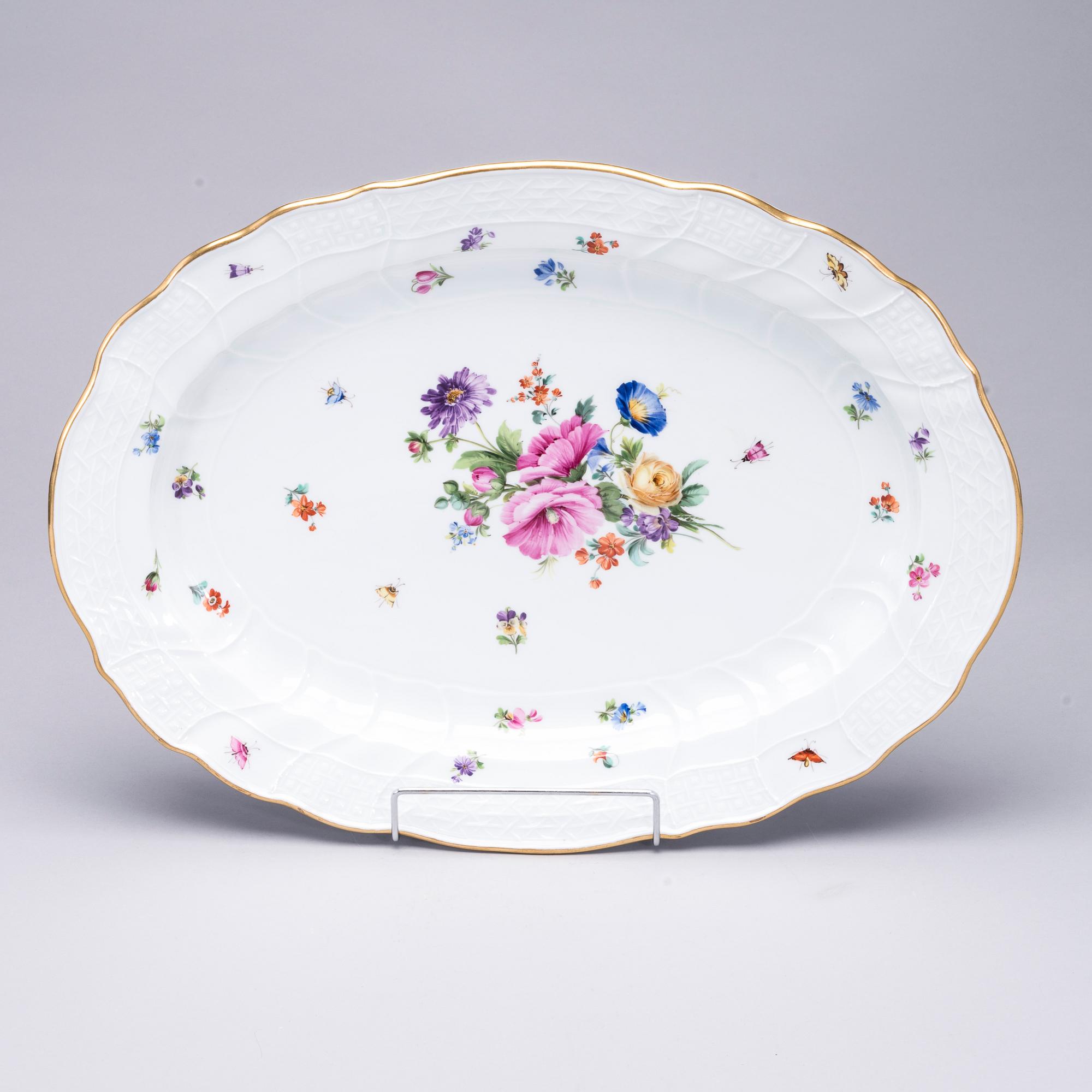 FAT, porslin, Meissen, 1800-tal.
