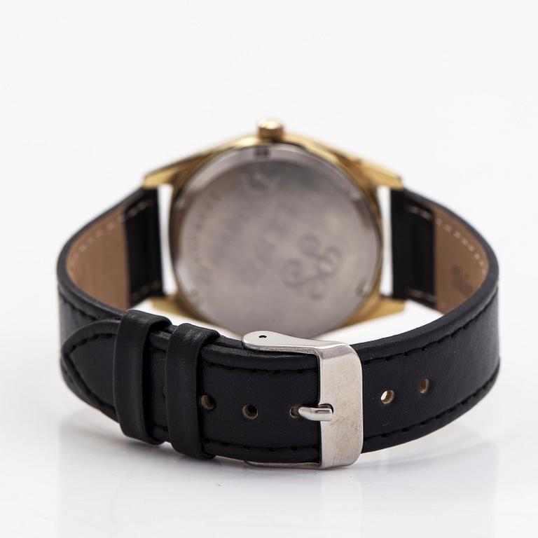 Omega, Genève, wristwatch, 34 mm.
