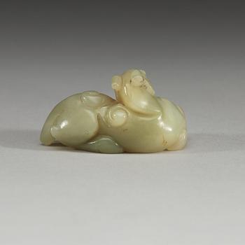FIGURIN, nefrit. Kina.