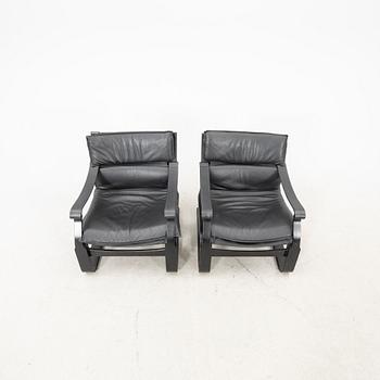 Åke Fribyter, armchairs, a pair of "Kroken", Nelo, Knislinge, second half of the 20th century.