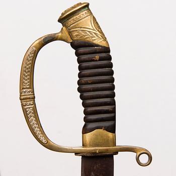 An Imperial Russian model 1909 officer's sword.