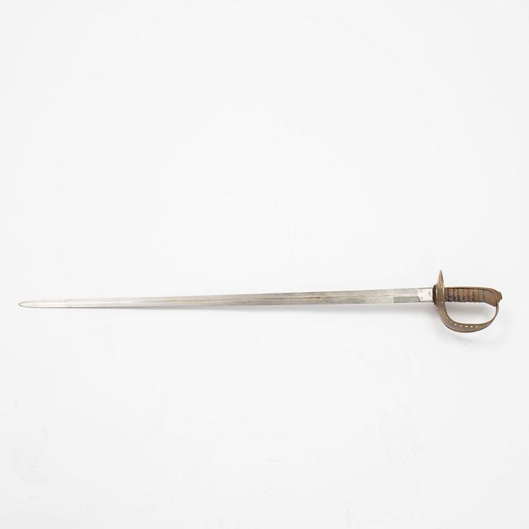 A Swedish cavalry saber.